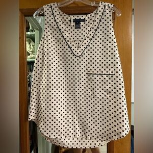 Marc By Marc Jacobs Black and Cream Checkered Blouse
